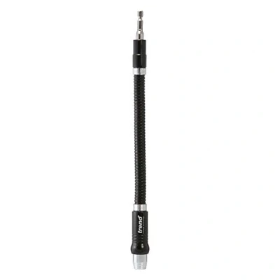 Image of Trend Snappy Flexible Magnetic Driver, 300mm Long with Quick Release Drill System, Max Bit Diameter 10mm, SNAP/FMD/1, Silver