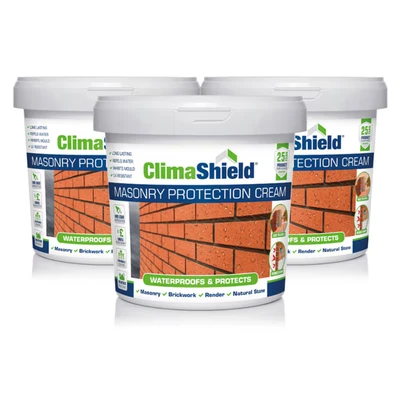 Image of Smartseal Masonry Protection Cream Waterproof Sealant 15 Liter Pack of 3