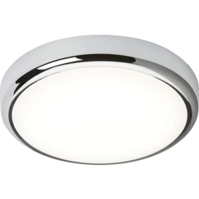 Image of KnightsBridge 230V IP65 14W CCT Adjustable LED Bulkhead C/W Chrome Trim