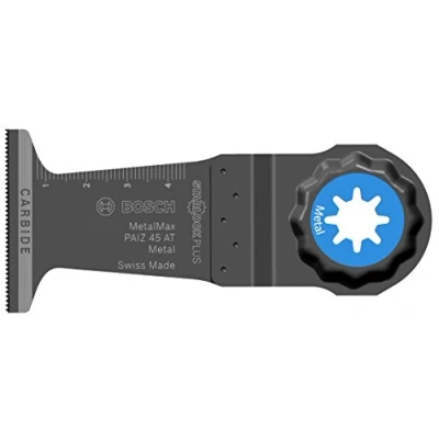 Image of Bosch Professional 2609256F10 Metal Plunge Blade Max PAIZ 45 at Starlock Accessories, Black