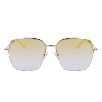 Image of Victoria Beckham VB214SA WoMens sunglasses Gold Metal One Size