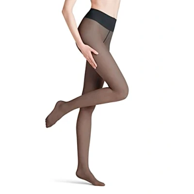 Image of FALKE Women&#039;s Vitalize 20 DEN W TI Sheer With Compression 1 Pair Tights, Grey (Graphite 3146), M