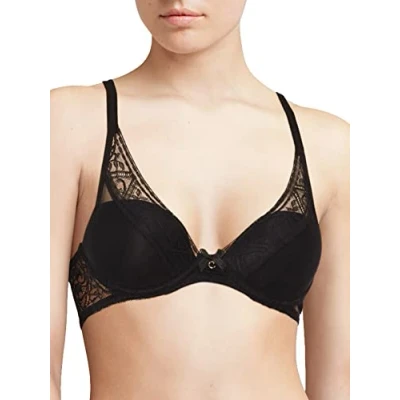 Image of Chantelle Women&#039;s 12l2 Alto T Shirt Bra, Black, 30E