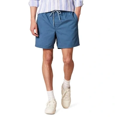 Image of Amazon Essentials Men&#039;s 6 Inch Inseam Drawstring Shorts, Blue, S