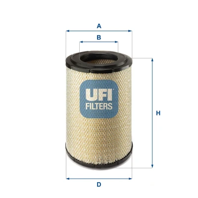 Image of 8041419 Air Filter UFI 27.B53.00 316mm 145mm Insert
