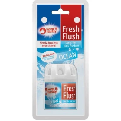 Image of Fresh Flush Drop In Cistern Toilet Freshner/Cleaner (Ocean) 1000 Flushes