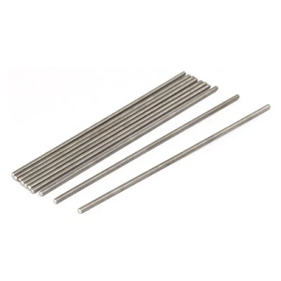 Image of sourcingmap M3 x 130mm 0.5mm Pitch 304 Stainless Steel Fully Threaded Rods Hardware 10 Pcs