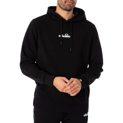 Image of ellesse Mens Pershuta OH Hoody Black (as8, alpha, l, regular, regular)