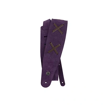 Image of D&#039;Addario Accessories Leather Guitar Strap Vintage JH 2.5&quot; Wide for Electric, Acoustic, Bass &amp; Acoustic Electric Guitars
