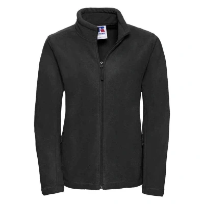 Image of Russell Athletic Womens/Ladies Outdoor Fleece Jacket (Black) Size X Large