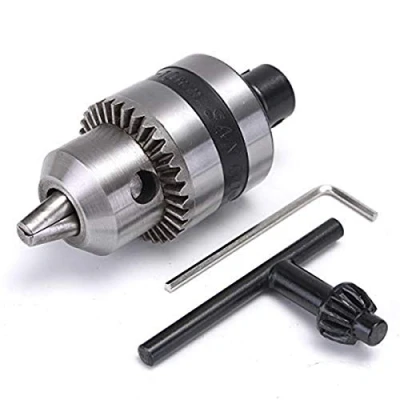 Image of FEVERWORK 1.5 10mm Electric Drill Chuck with 5mm Steel Shaft Mount B12 Inner Hole Adapter
