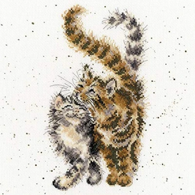 Image of Bothy Threads Cross Stitch Kit Wrendale Designs Feline Good