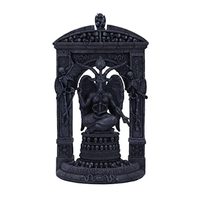 Image of Nemesis Now Baphomet&#039;s Temple Ornament, Grey, 28cm