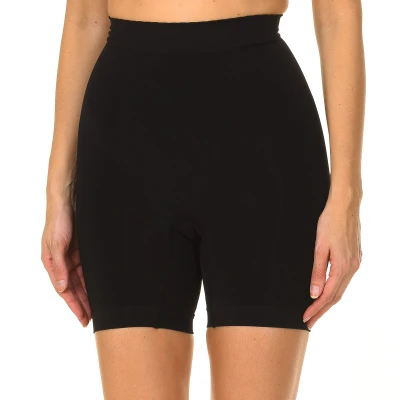 Image of Intimidea Womens High waisted modeling shorts Gold Class 410465 women Black Size 2XL