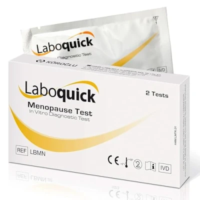 Image of Laboquick Menopause Test Kit for Women 2 Pack FSH Hormone Testing Self Check Perimenopause, Premenopause &amp; Early Detection, Easy at Home Tests