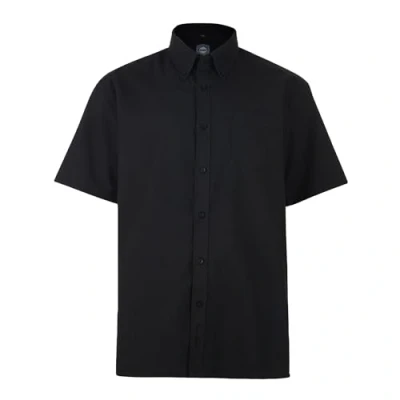 Image of KAM Men&#039;s Short Sleeve Shirts Plus Size Half Shirt with Pocket Casual Big &amp; Tall for Men, Black Colour, 6XL