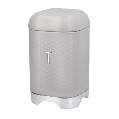 Image of Lovello Textured Latte Cream Tea Canister