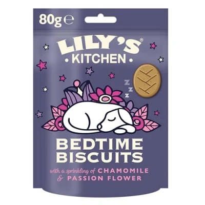 Image of Lily&#039;s Kitchen Made with Natural Ingredients Bedtime Biscuits Dog Treats 8 x 80g
