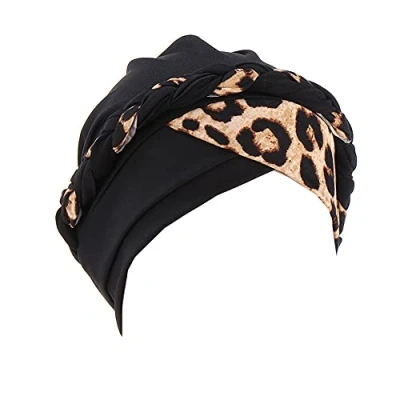 Image of JDYaoYing Muslim Turban for Women Twisted Braid Turbans Headwrap Beanie Bonnet Cap