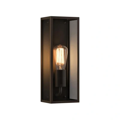 Image of Messina Outdoor Wall Light Bronze IP44, E27