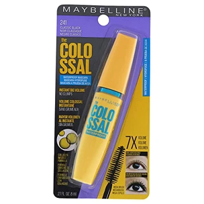 Image of Maybelline The Colossal Volum Express Waterproof Mascara # 241 Classic Black for Women 0.27 oz
