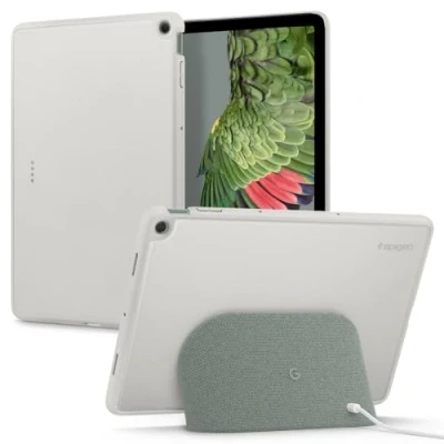 Image of Spigen Thin Fit Pro Case Compatible with Google Pixel Tablet 11 Inch 2023, Cover Charging Speaker Dock Gray