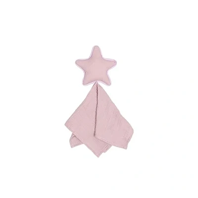 Image of FOMAISELF Cotton Star Loveys for Babies, Newborn Baby Lovey Security Blanket, Lovies Babies New Born Baby, Pink