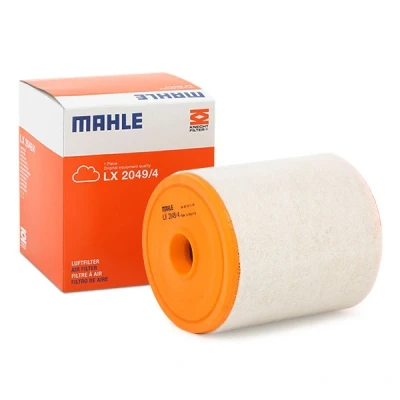Image of 70536041 Air Filter MAHLE ORIGINAL LX 2049/4 186,6mm 162,0mm Insert AUDI: A6 C7 Saloon, A7 Sportback, Avant