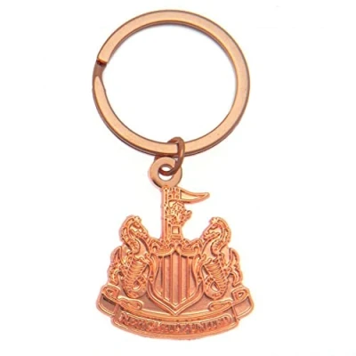 Image of Newcastle United FC Copper Coated Keyring Official Licensed Product