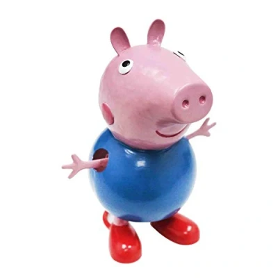 Image of Peppa Pig George Garden Ornament, Metal, 18cm