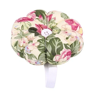 Image of 4 Colors Optional(#4) Pin Cushion Pumpkin Wrist Cushions Wearable Needle Pincushions Sewing Machines and Accessories
