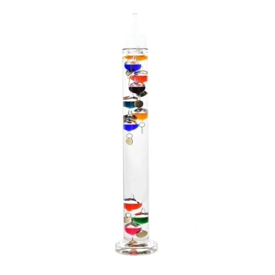 Image of Widdop Bingham Galileo Thermometer 44cm Multi Coloured 10 Bulbs G108