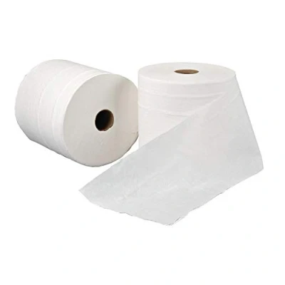 Image of Leonardo 1 Ply Hand Towel Roll White (6 Pack)