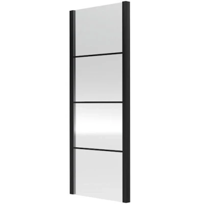 Image of Hudson Reed Apex Grid Side Panel 800mm 8mm Black