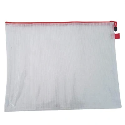 Image of Tuff Bag Zip Wallet Heavy Duty Strong Waterproof Folder Storage Bags Reinforced (A3 (440 x 345mm))