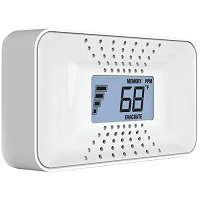 Image of FIRST ALERT CO710 Carbon Monoxide Alarm with 10 Year Battery and Digital Temperature Display, 120 V, White, Pack of 1