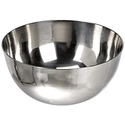 Image of IBILI 723008 Half Sphere Mould 8x4 cm of Stainless Steel, Silver, 8 x 4