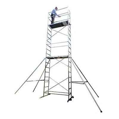 Image of Superb 7m DIY Scaffold Tower Aluminium (Tubesca First 7)