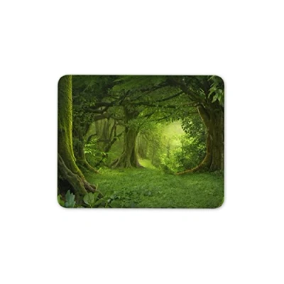 Image of Destination Vinyl ltd Beautiful Ancient Forest Mouse Mat Pad Tree Forrest Gift PC Computer #8294