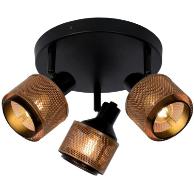 Image of Rafa Classic Ceiling Spotlight Ø 35cm 3xE14 Black