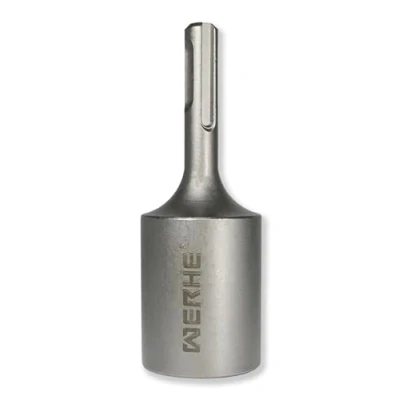 Image of WERHE® 25.5 x 35.5 100 mm Professional Ground Nail Driver for Inserting deep Earth rods Jack Hammer Picket Post SDS Plus