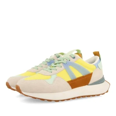 Image of GIOSEPPO Women&#039;s Adair Sneaker, Lemon Tree, 4 UK