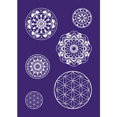 Image of Rayher Stencil Mandala A4, Multi Colour