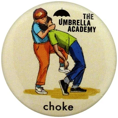 Image of The Umbrella Academy Badges, Multicoloured, 25mm Dia
