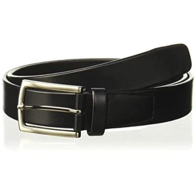 Image of Perry Ellis Men&#039;s Tubular Belt, Black, 36
