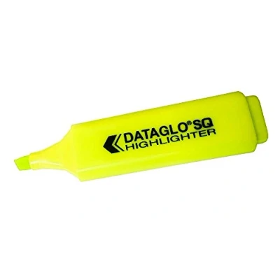 Image of Hainenko Value Flat Barrel Chisel Tip Highlighter Yellow