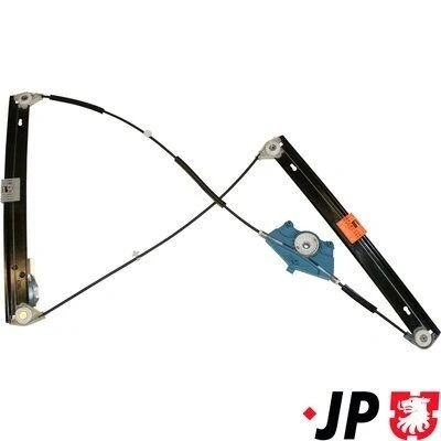 Image of 8E0837462, 8E0837462A, 8E0837462B, 8E0837462C Window regulator JP GROUP 1188103080 Right Front electric without motor AUDI: A4 B7 Avant