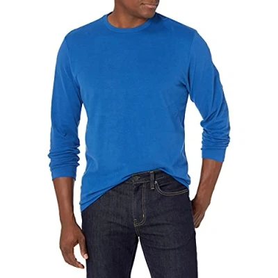 Image of Amazon Essentials Men&#039;s Regular Fit Long Sleeve T Shirt, Bright Blue, XL