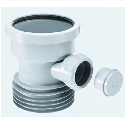 Image of McAlpine DC1 GR BO Grey 4&quot;/110mm Drain Connector with Boss