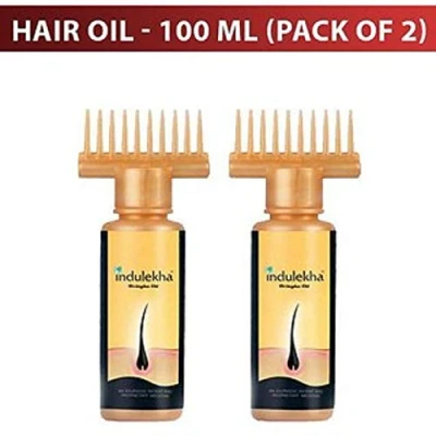 Image of Indulekha Bhringa Hair Oil 100 ml (Pack Of 2)